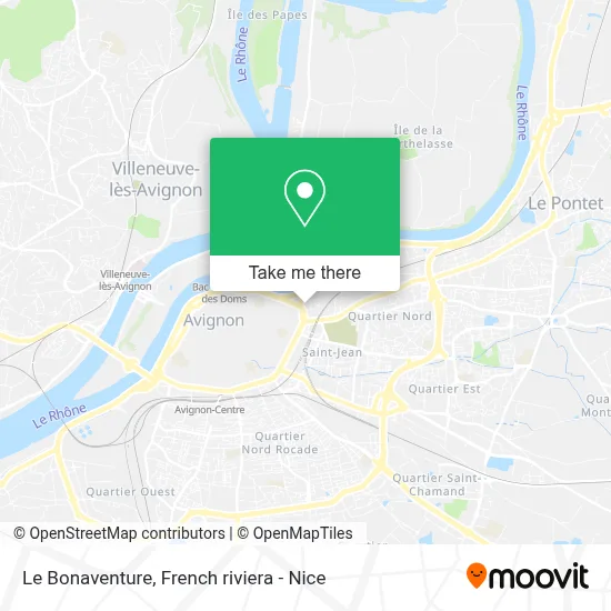 Le Bonaventure map