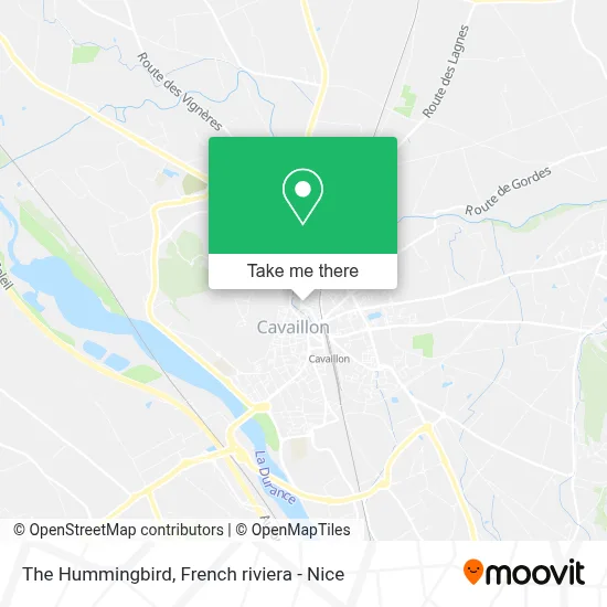 Le Colibri map