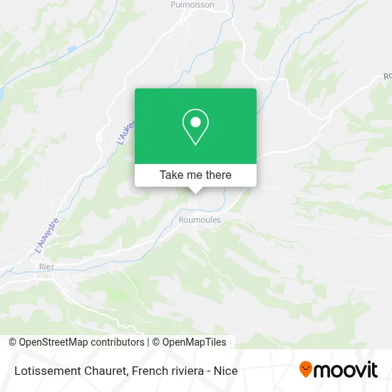 Lotissement Chauret map