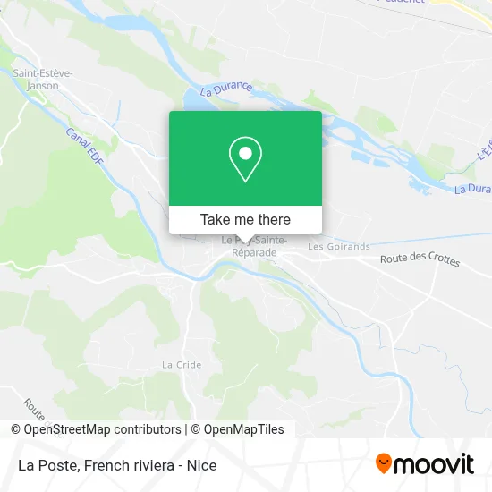La Poste map