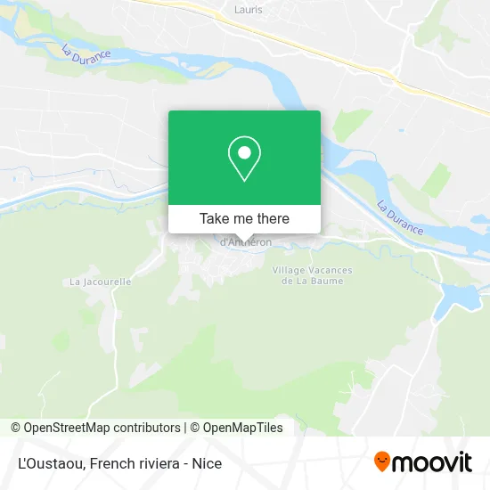 L'Oustaou map