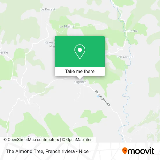 L'Amandier map