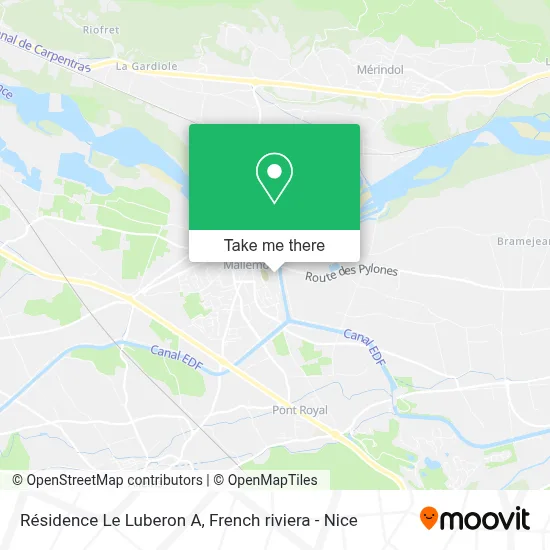 Résidence Le Luberon A map