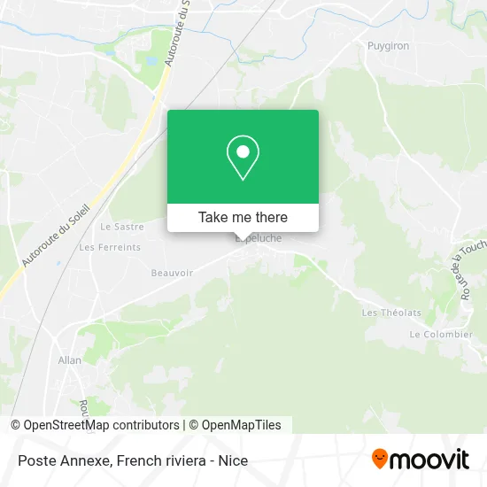 Poste Annexe map
