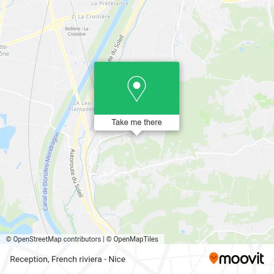 Réception map