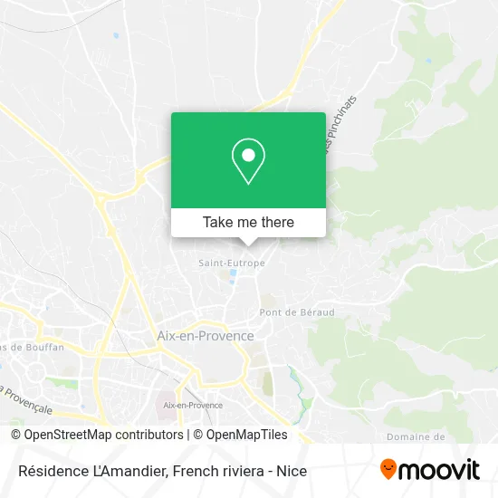 Résidence L'Amandier map