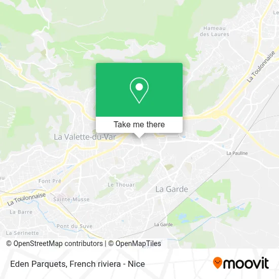 Eden Parquets map