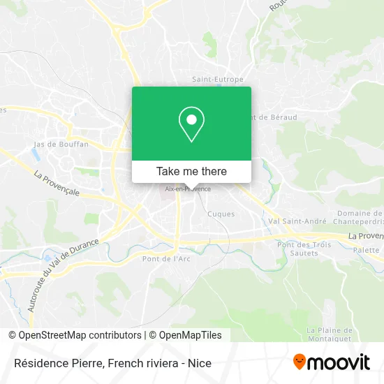 Résidence Pierre map