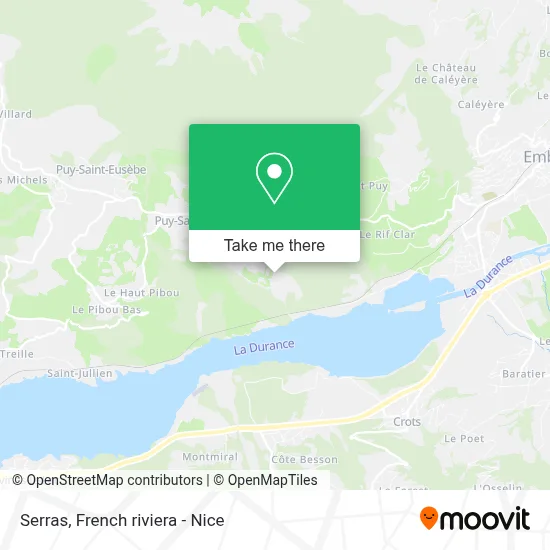 Serras map