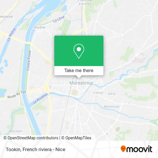 Tookin map