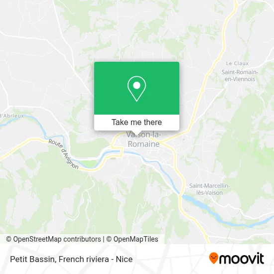 Petit Bassin map