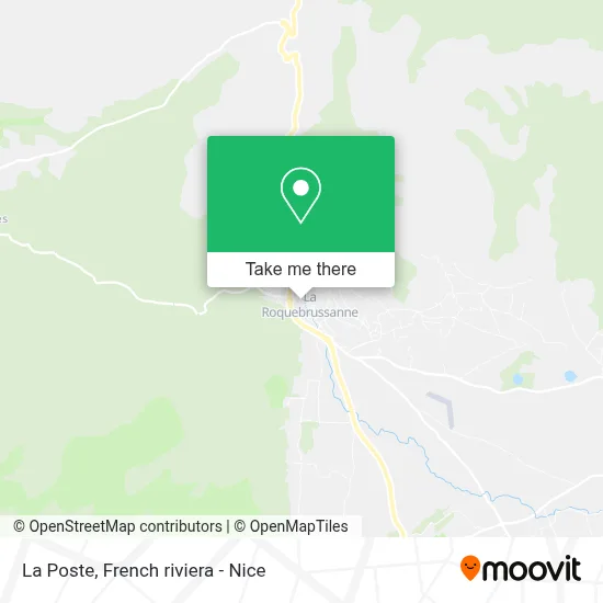 La Poste map
