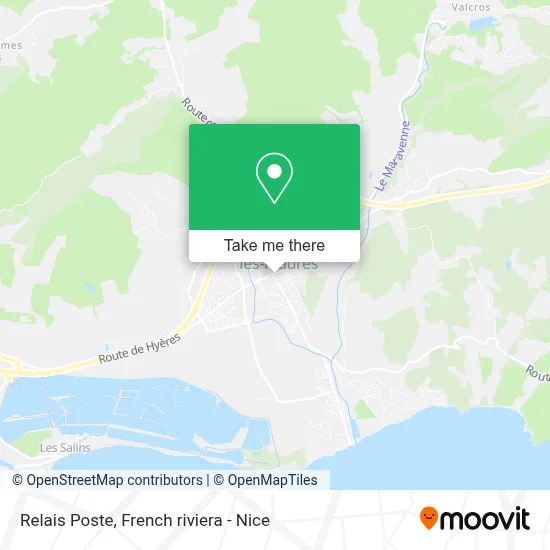 Relais Poste map