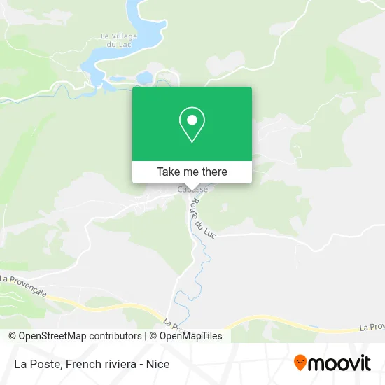 La Poste map