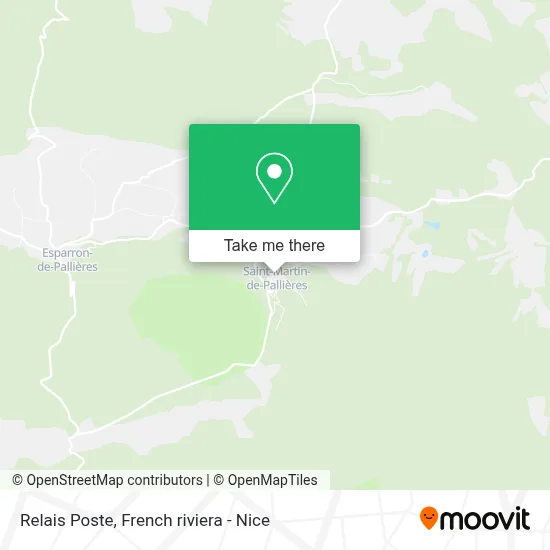 Relais Poste map