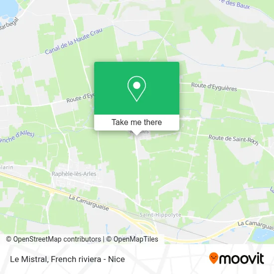 Le Mistral map
