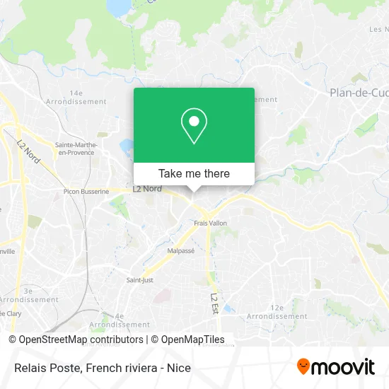 Relais Poste map