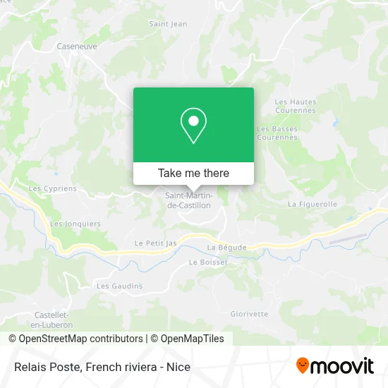 Relais Poste map