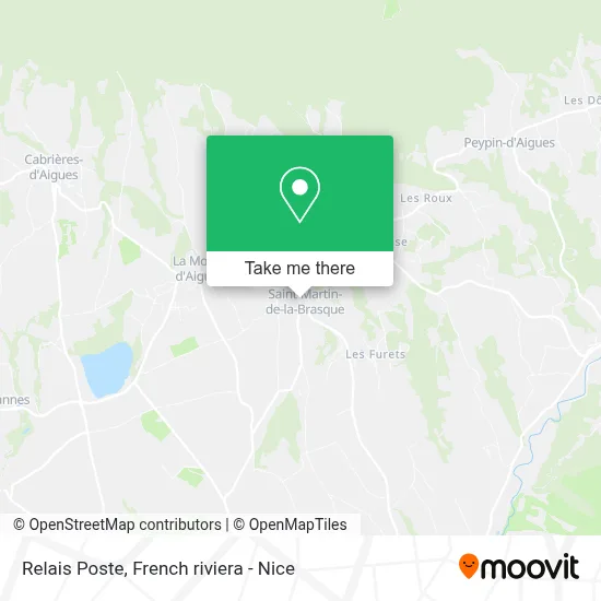 Relais Poste map