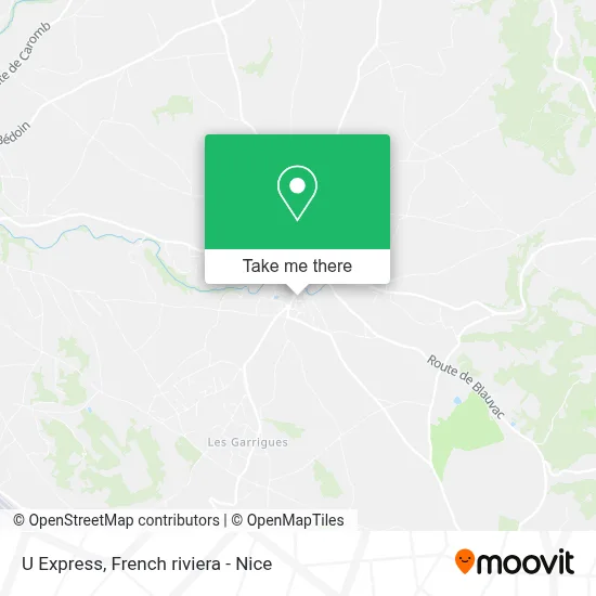 U Express map
