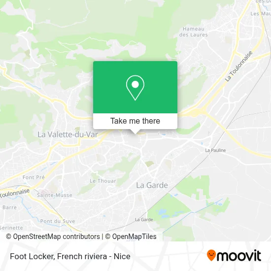 Foot Locker map