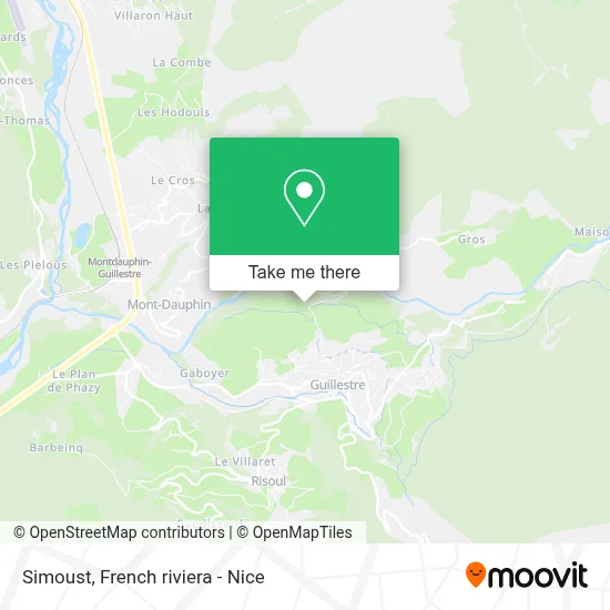 Simoust map