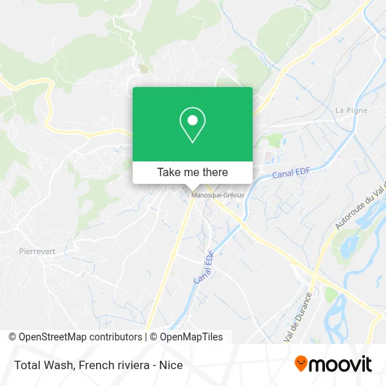 Total Wash map