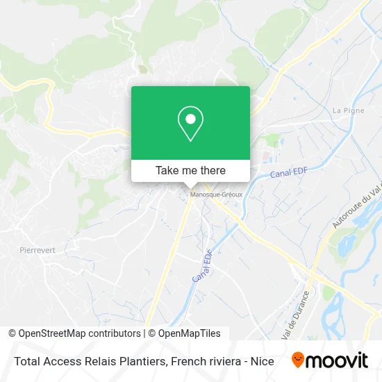 Mapa Total Access Relais Plantiers