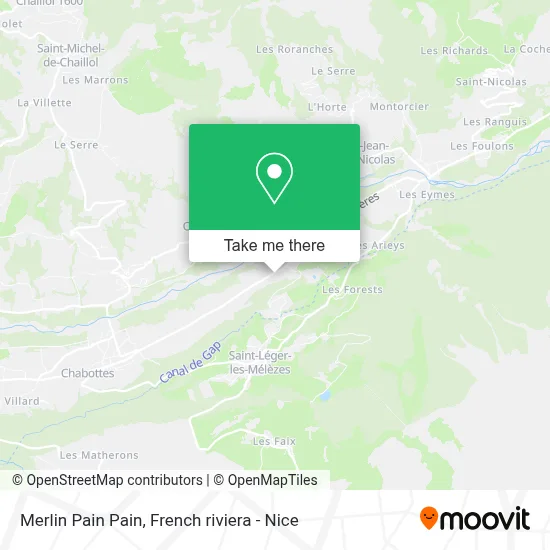 Merlin Pain Pain map