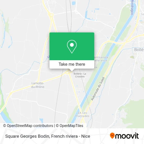 Square Georges Bodin map