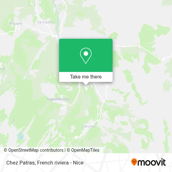 Chez Patras map