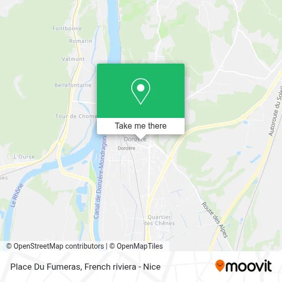 Place Du Fumeras map