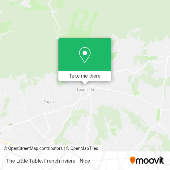 La Petite Table map