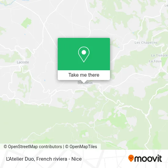 L'Atelier Duo map