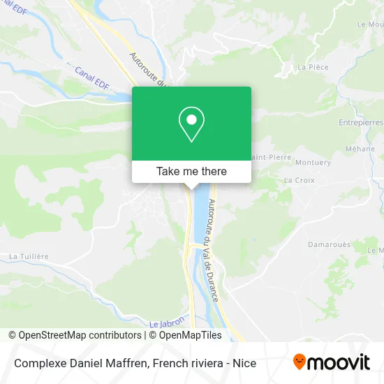 Complexe Daniel Maffren map