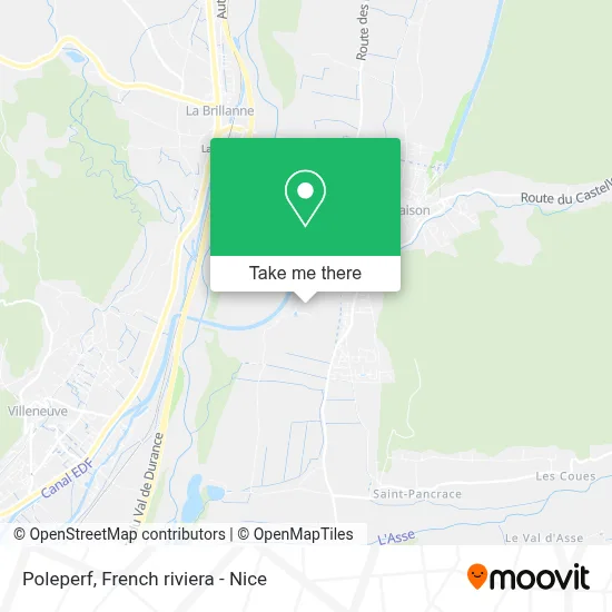 Poleperf map