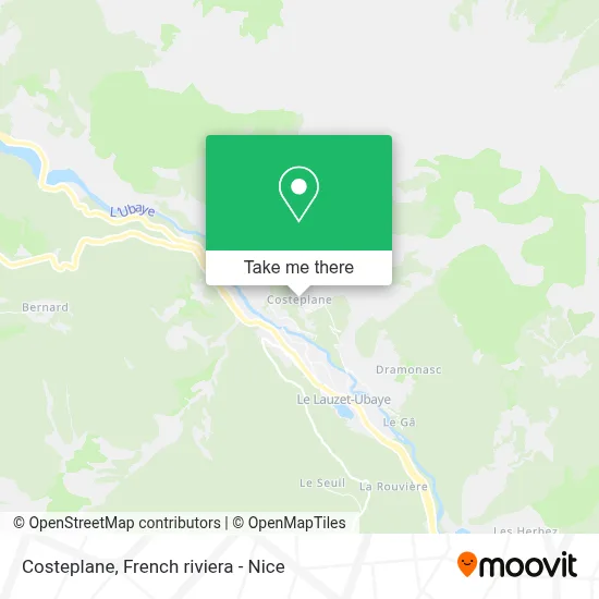 Costeplane map