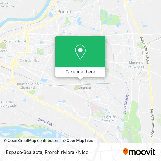 Espace-Scalacta map