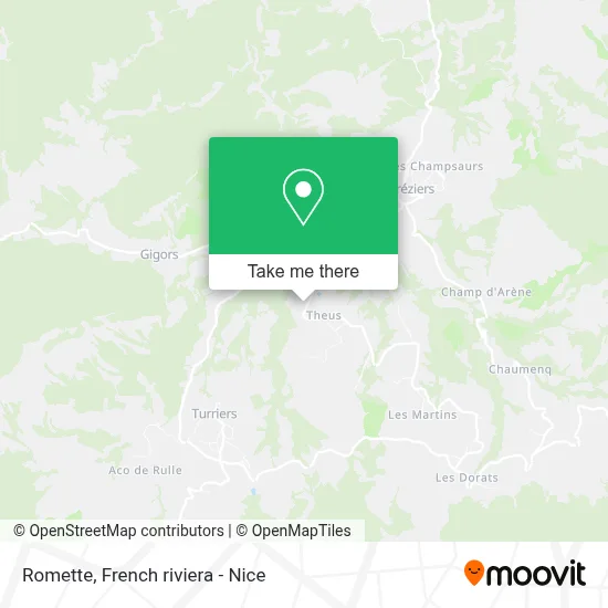 Romette map