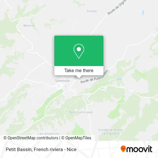 Petit Bassin map