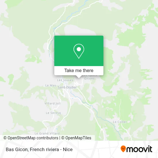 Bas Gicon map