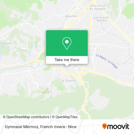 Gymnase Mermoz map
