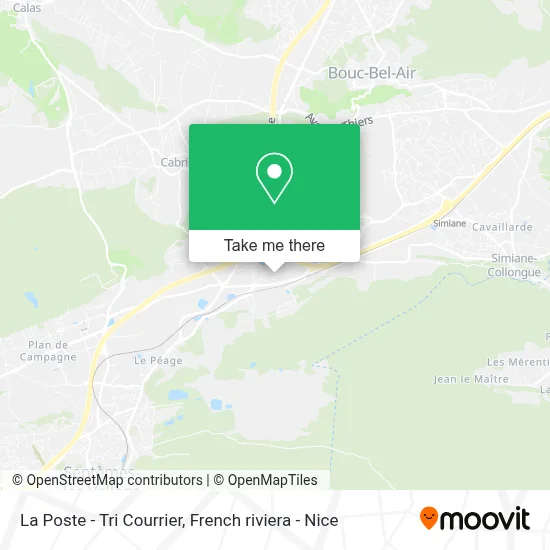La Poste - Tri Courrier map