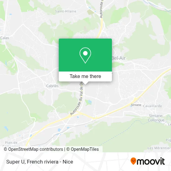 Super U map