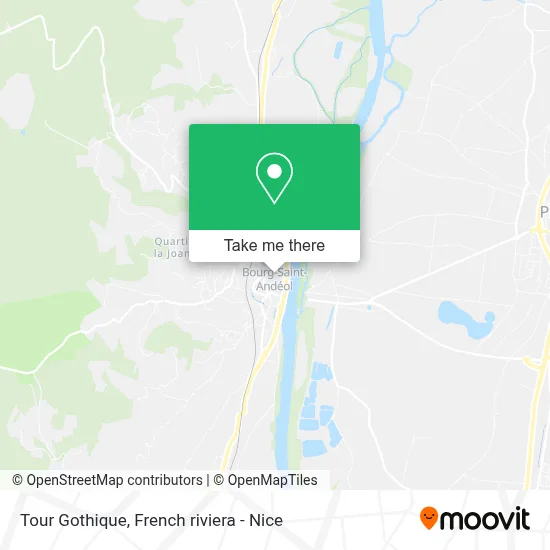 Tour Gothique map