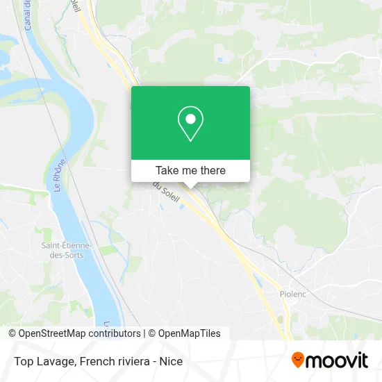 Top Lavage map