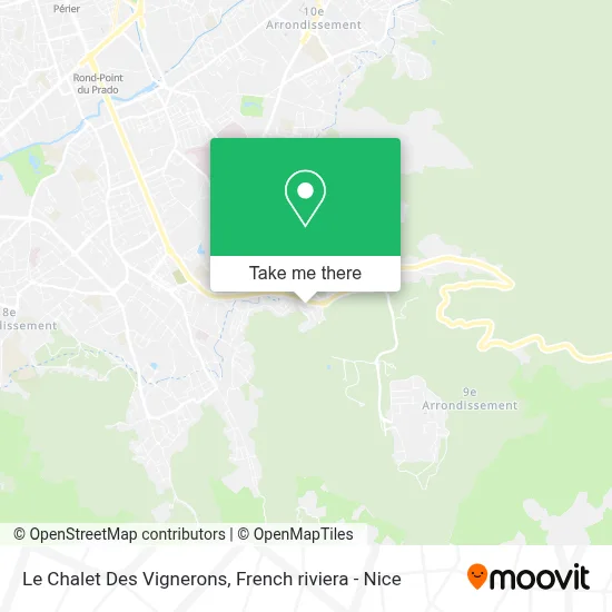 Le Chalet Des Vignerons map