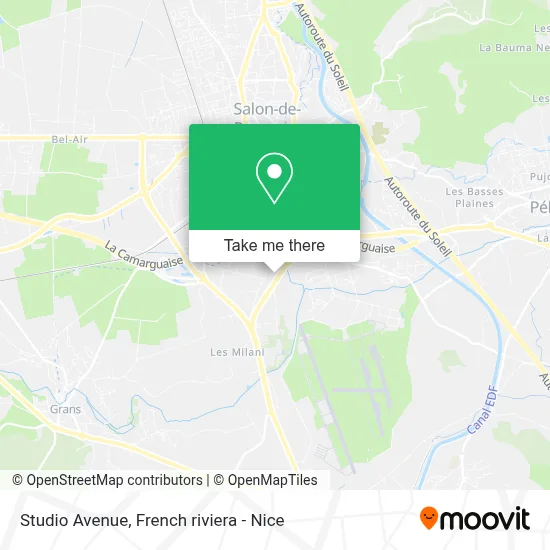 Studio Avenue map