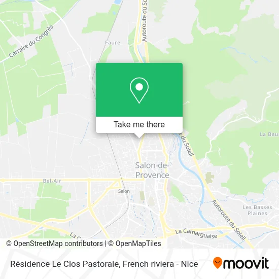 Résidence Le Clos Pastorale map