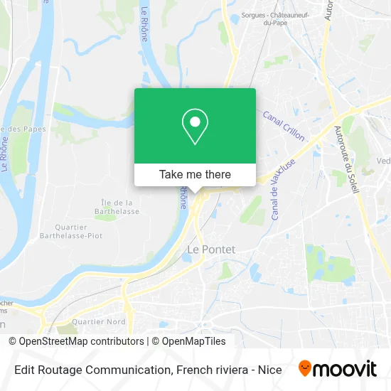 Edit Routage Communication map